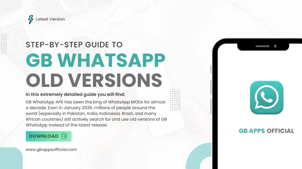 GB WhatsApp old Versions